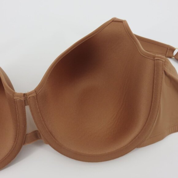 Thirdlove 38D 24/7 Perfect Coverage Bra Underwire Lined Brown Tan Gold Charm - Picture 9 of 12
